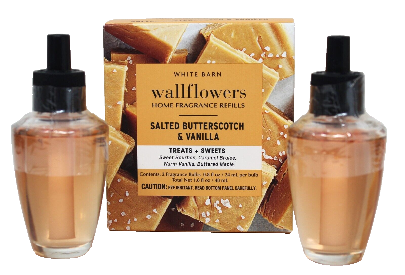 Salted Butterscotch Vanilla Wallflowers Refill Bulb Pair by Bath & Body Works