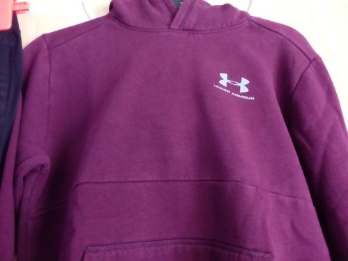 Boys Under Armour Hoodie sweatshirt with black jogger Size 12-13 - Picture 3 of 13