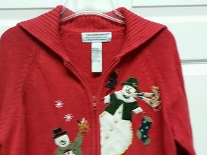 TIARA INTERNATIONAL CHRISTMAS COLLECTION 2004 SWEATER Size M SNOW MAN | eBay