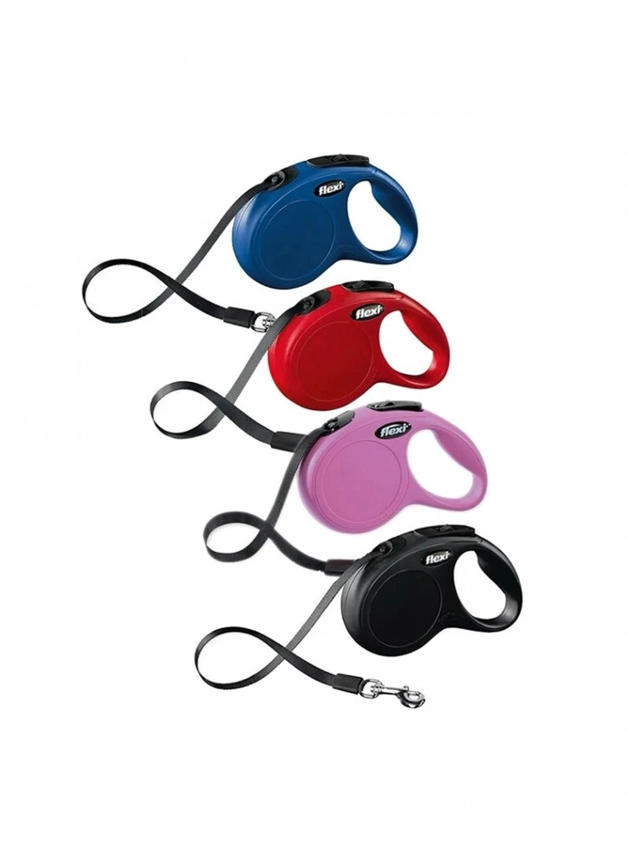FLEXI¹ NEW CLASSIC laisse retractable sangle ruban chien enrouleur XS/S/M/L - Photo 2/4