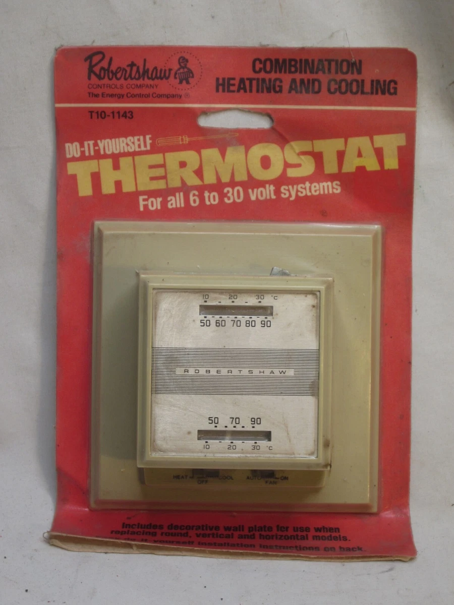 Robert Shaw Thermostat T10-1143 Heating u0026amp; Cooling control nip  Robertshaw | eBay