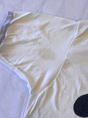 T-shirt Tropix Togs Disney Topolino anni 70 vintage grande USA bianco/grigio LEGGI - Foto 4 di 13