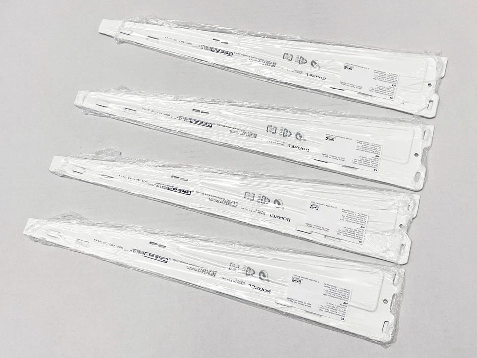 SET OF 4 - Ikea BOAXEL Bracket for Shelf, White 15 3/4 " 604.487.33 - NEW - Image 2 of 2