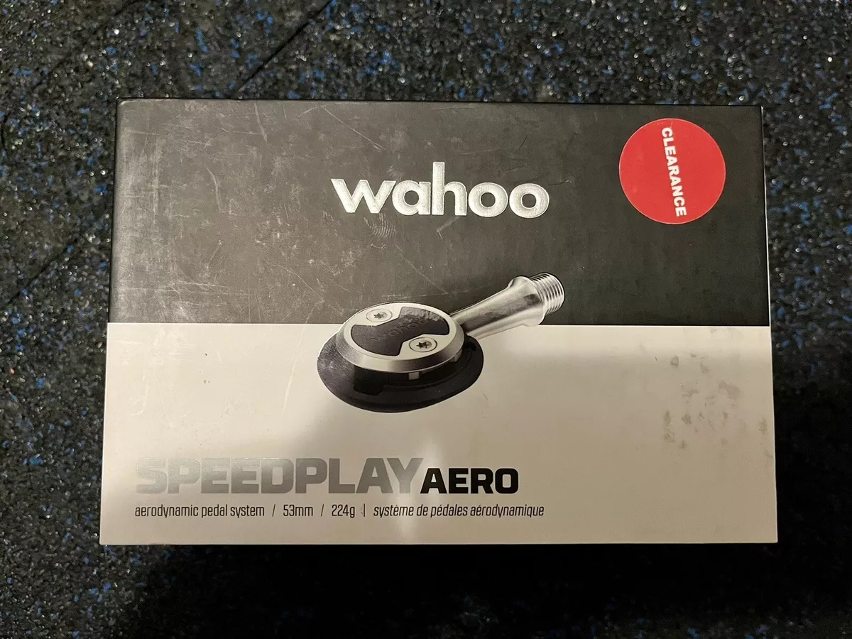Wahoo Speedplay Aero Pedals With Cleats. Speedplay Aero System Not