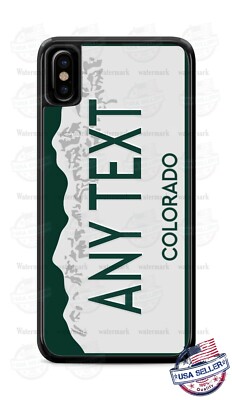 Colorado 2010 License Plate Design Phone Case For iPhone 11Pro Samsung LG etc