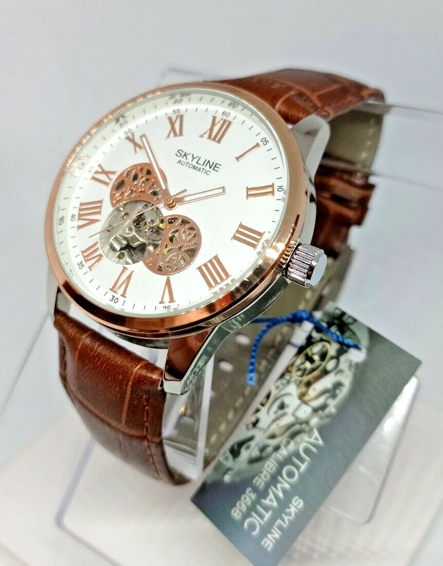 Pagani Design PDYS005 - Orologio Automatico Uomo Con Movimento Giapponese, Vetro Zaffiro, Cinturino Acciaio E Pelle
