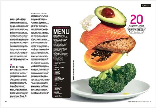 Australian Women’s Health February 2020 Tiffiny Hall, Elsa Pataky Recipes, Vegan - Picture 3 of 13
