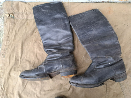 Soviet russian chrome officer army boots size 41 C medium (262) - Picture 5 of 12