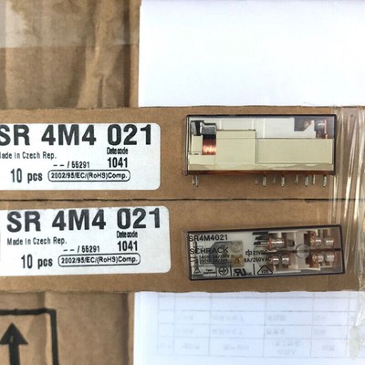 1Pcs SCHRACK SR4M4021 Power Relay 8A 250VAC 10Pin NEW #W9/