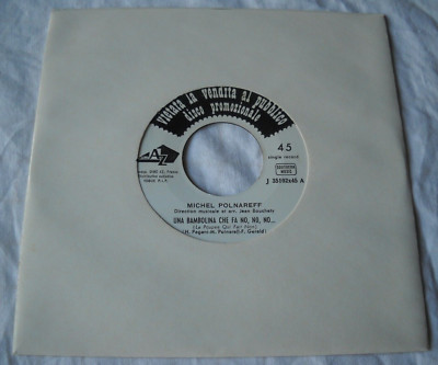 Michel Polnareff EINE PUPPE, DIE NO, NO... 7'' Promo DiscAZ 1966 Italy