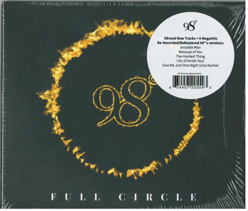 98 Degrees Full Circle CD Autographed Insert Brand NEW Nick Lachey Limited Ed - Imagen 2 de 4