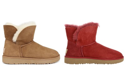 ugg classic cuff mini schwarz