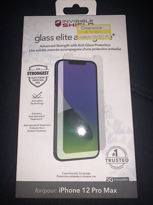 ZAGG Glass Elite Anti Glare Plus Protector for Apple iPhone 12 Pro