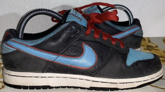 Nike Dunk Low SB Angel and Demons 313170041 Black White Blue Sz 9.5 for sale online | eBay