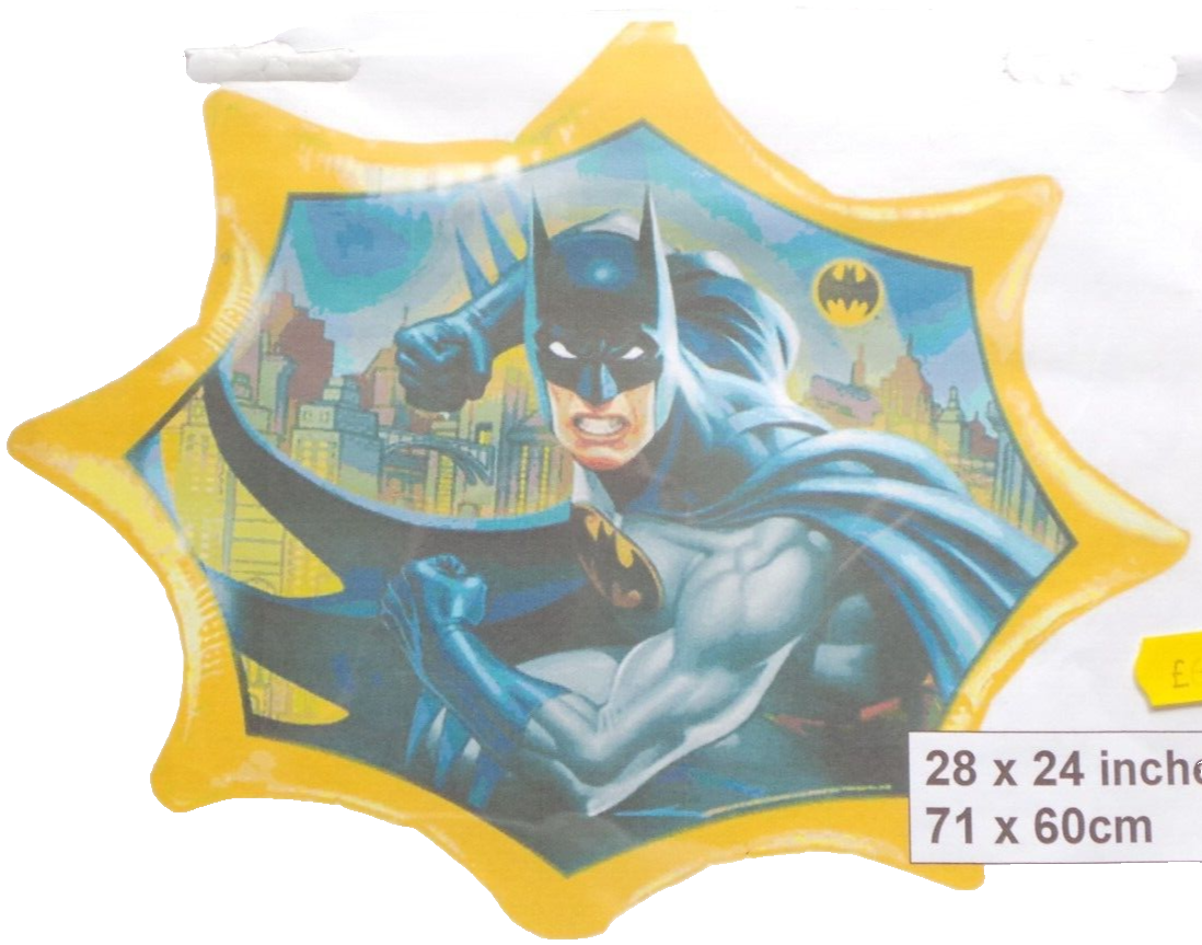 Anagram Supershape Helium Foil Balloon 28"" DC Comics Batman - Unpackaged