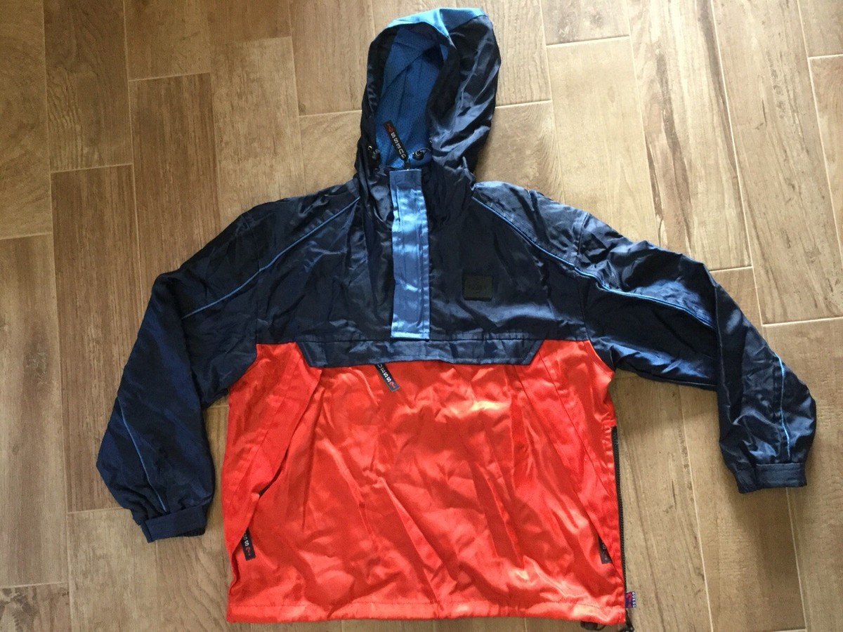 Vintage Guess Outerwear Anorak Jacket Windbreaker XL Georges Marciano Red  Blue