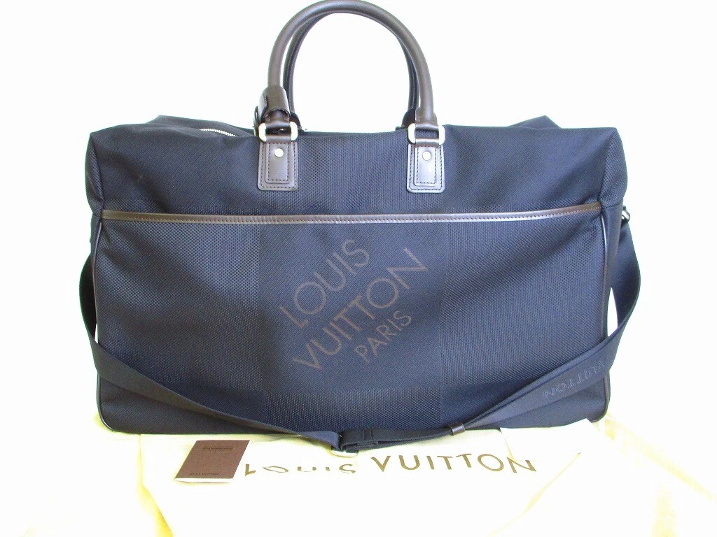 Louis Vuitton Black Damier Geant Canvas Albatros Duffel Bag Louis