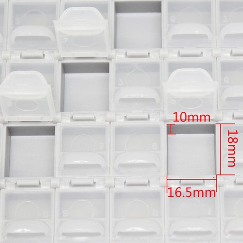 4pcs Aidetek resistor craft beads storage BOXALL-72 components box Organizer - Picture 7 of 10