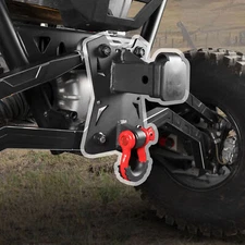 WEISEN Rear 2" Trailer Hitch Receiver w/3/4" D-ring For Polaris RZR PRO R/PRO S