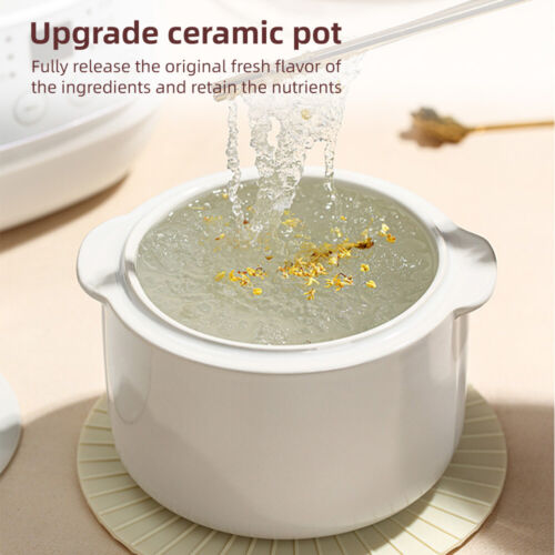Aoresac Electric Mini Slow Cooker 1 Quart 200W Food Warmer With Ceramic Pot GB - Picture 8 of 8