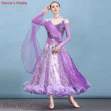Ballroom Dance Dress Competition Standard Dresses Modern Waltz Dance Costume