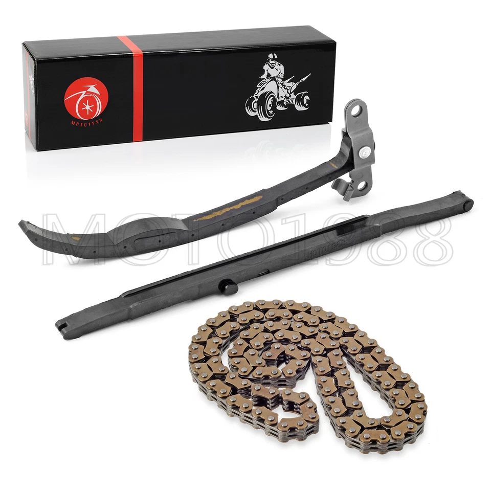 Cadena de distribución de leva y guías para Yamaha YZ250F 2001-2009 WR250F 2001-2013 5NL-1225 Foto 3 de 4