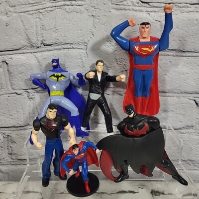 Superman Batman Action Figure Lot Comic Book Heroes McDonald's Toys