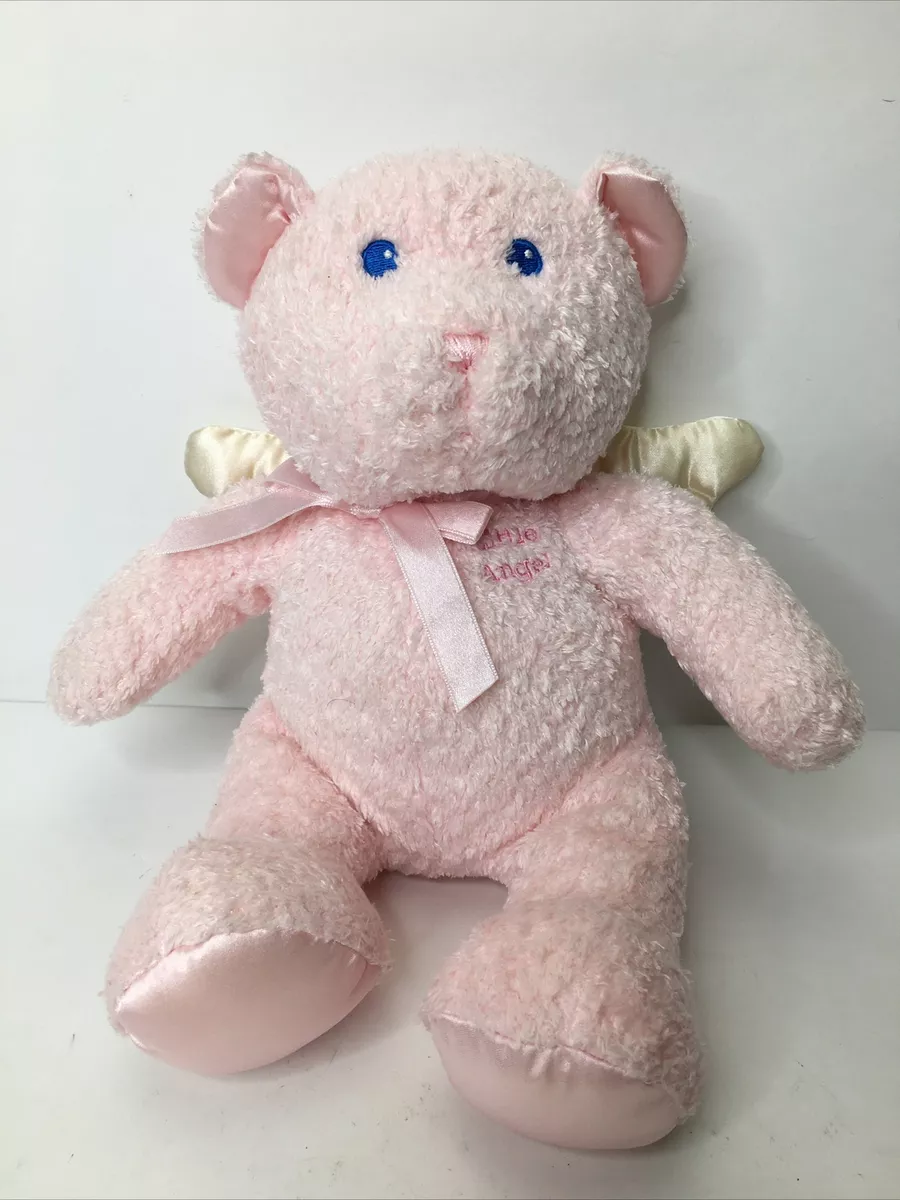 Animal Alley Pink Angel Bear little Angel Plush Stuffed Animal Toys R Us 2000