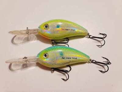 Excalibur Bill Dance Fat Free Shad BD7F Vintage Crankbait 3