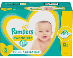 pampers swaddlers soft and absorbent diapers