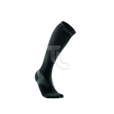 2XU MA1993e Elite Kompressionssocken Laufsocken Herren schwarz Gr. XS NEU