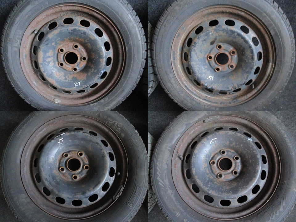 Stahlfelgen Winterreifen 205 55 Audi A4 A6 VW Passat 3B 3BG 6x16 ET40 5x112 - Bild 2 von 4