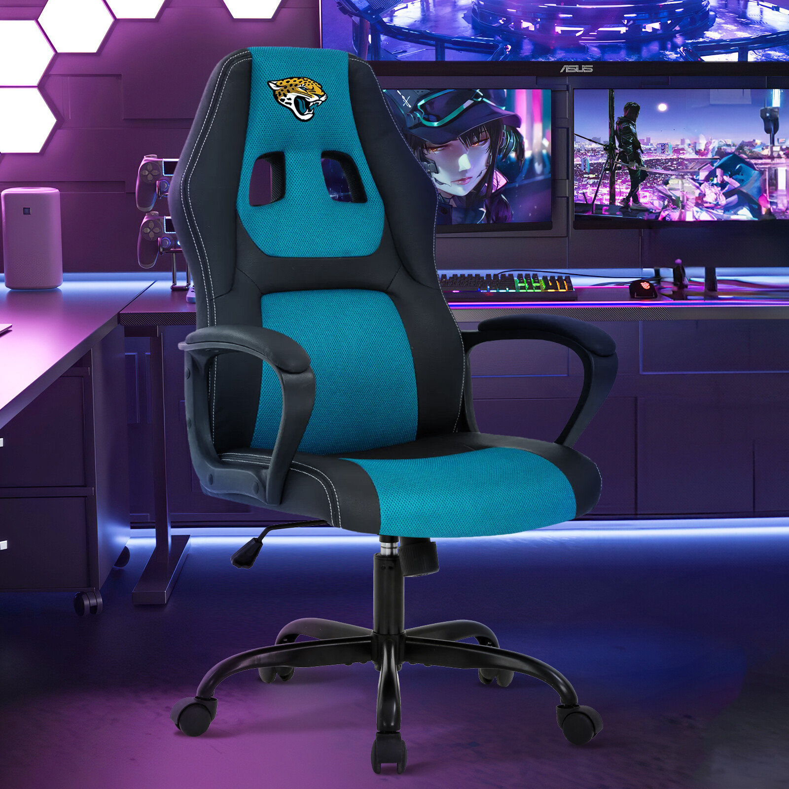 Ergonomic Gaming Chair Executive Racing Swivel Home Office Computer Desk Chair-image