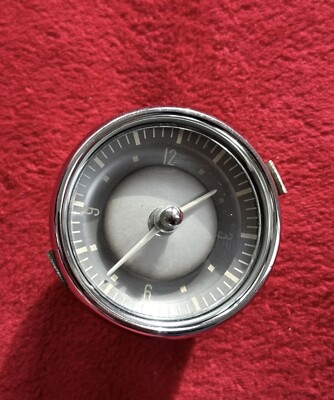BMW E9 E3 Oldtimer VDO Typ 115   70 mm Vintage alt 60er Jahre Bord Uhr