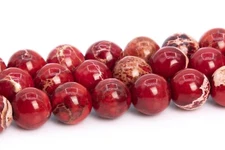 Scarlet Red Sea Sediment Imperial Jasper AAA Round Loose Beads 4/6/7-8/10/12MM