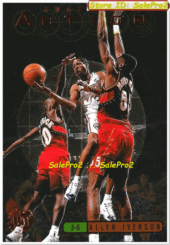 100++ ALLEN IVERSON NBA SINGLES ROOKIE INSERT GAME JERSEY SET LOT YOU PICK LIST - Picture 24 of 66