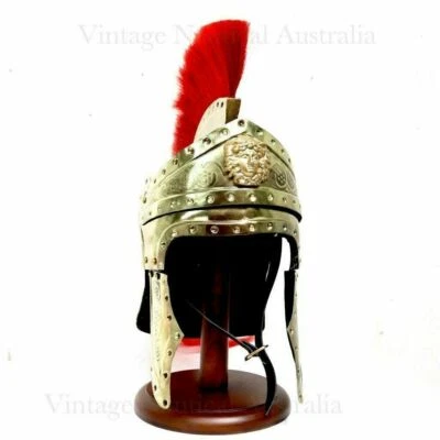 Römische Helm Messingbeschichtung mit Königinhelm Römischer Helm - Bild 1 von 4