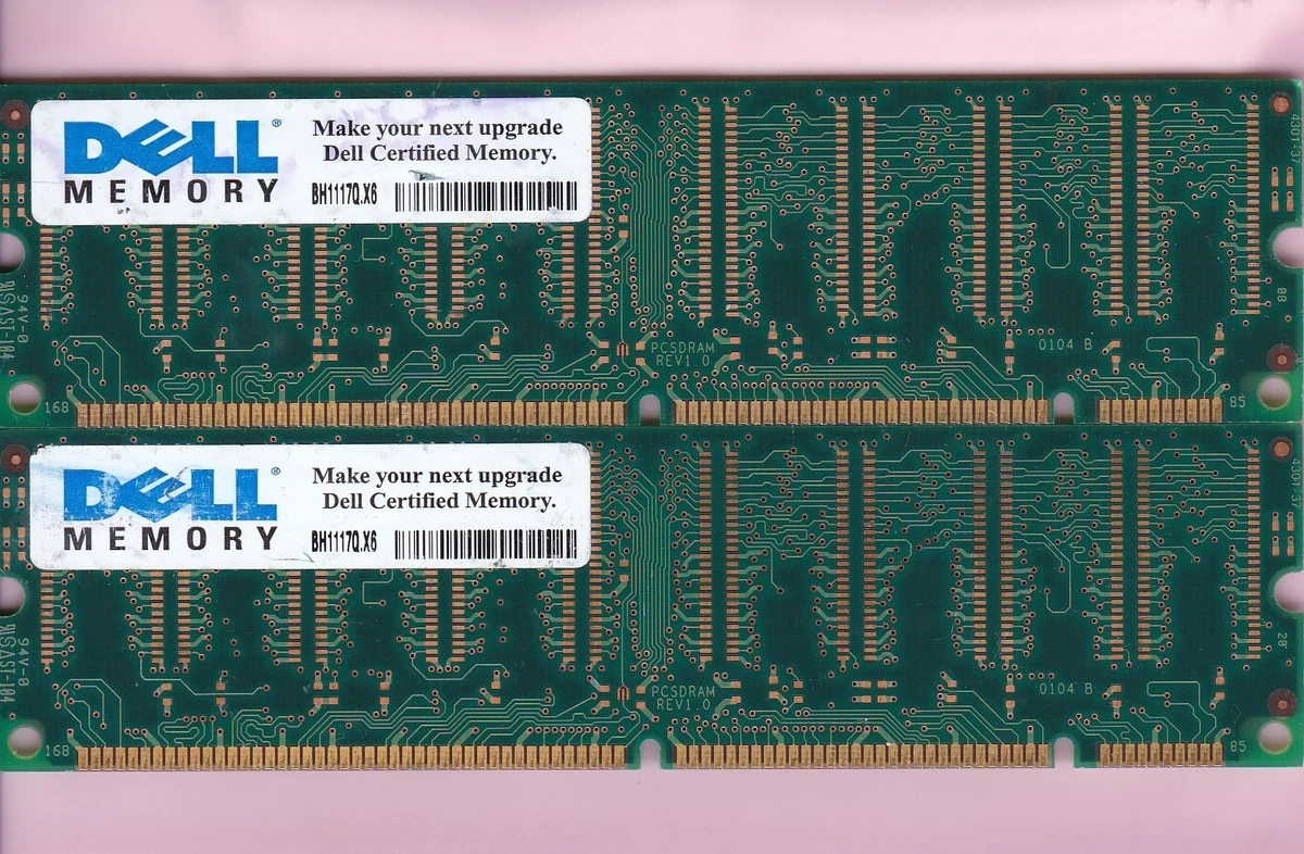 256MB Sdram SD Sdr PC100 CL2 100MHZ 168PIN Dual Rank ECC non-Reg 16X8