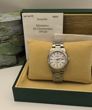 Rolex Datejust White Factor Dial Watch - 16200 (Purchase Receipt Included)