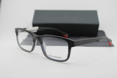 NEW BELLINGER DENMARK TOMCAT C.941M MATTE BLACK RED AUTHENTIC EYEGLASSES 53-20