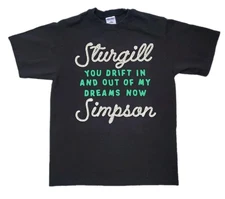 RARE Sturgill Simpson "I Don't Mind" Large Black T-Shirt ~Shaka Wear Heavyweight