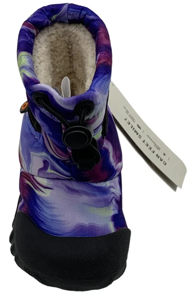 Bota de nieve BOGS púrpura para niña pequeña B sin usar, en caja Foto 2 de 3