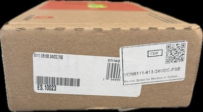 Allegion VON61111-613-24VDC-FSE Electric Strike for Mortise or Cylindrical