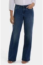 NYDJ Teresa Lift Tuck Wide Leg Jeans in Moonlight Size 4
