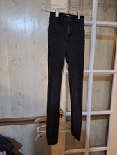 Abercrombie Kids Jeans Girl 12 Slim Black Stretch Dark Wash