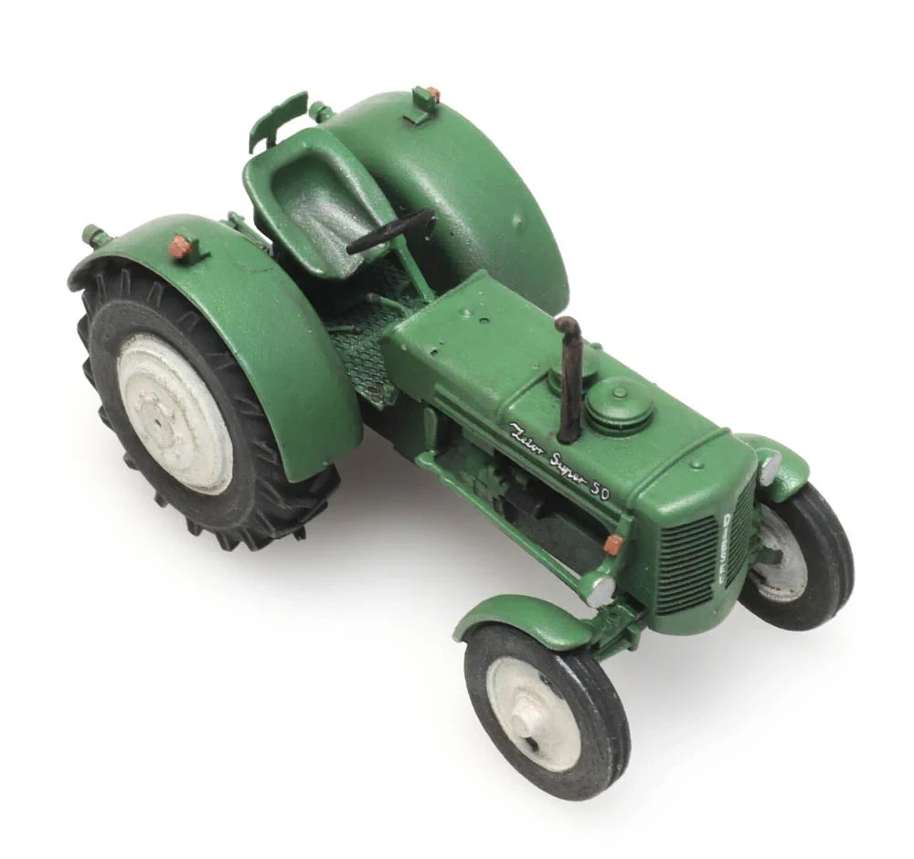 Artitec 387.420 Tractor Zetor Super 50 Green HO 1:87 Painted Prebuilt Resin