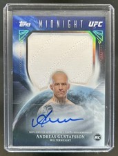2026 Topps Midnight UFC Andreas Gustafsson Relic Auto RC #RRA-AS Rookie