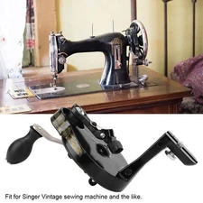 Metal Sewing Machine Hand Crank Handcrank Handle Accessory for Singer Vintage