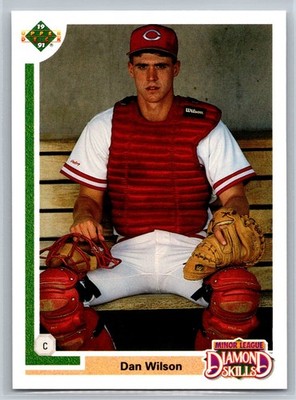 1991 Upper Deck Final Edition Dan Wilson Rookie Cincinnati Reds RC #6F