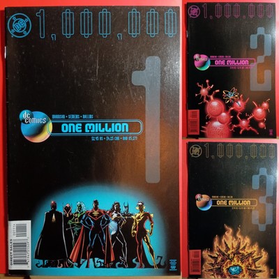 1998 DC Comics One Million Issues 1-3 Set Val Semeiks Cover Artist FREE SHIPPING